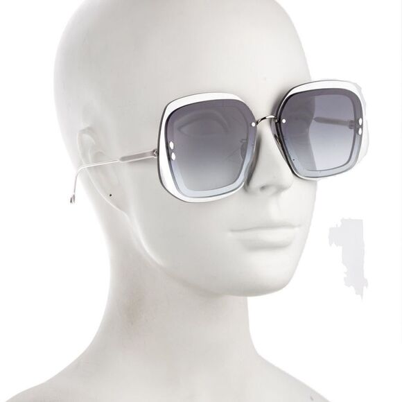 Isabel Marant Adelyo Sunglasses IM0047S 427GB Silver/Mirror 58mm - Picture 11 of 11